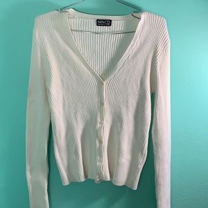 New York & Co Ribbed Cardigan